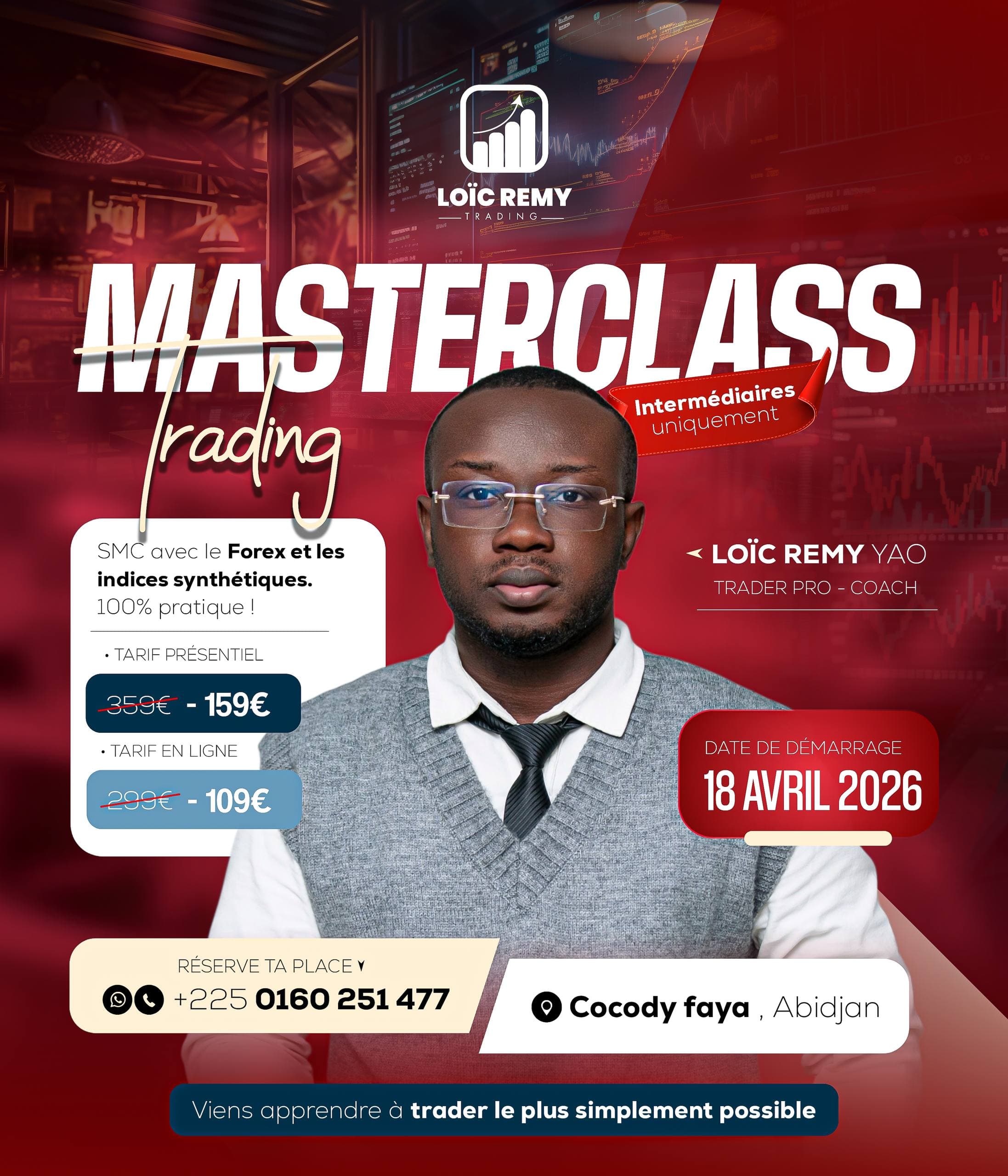 Masterclass Trading — 18 Avril 2026